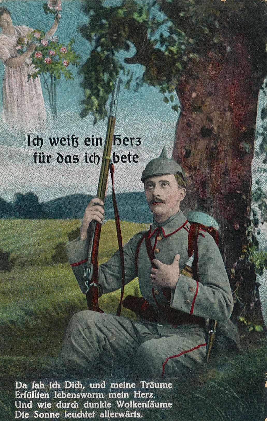 Feldpostkarte an Martha Marx in Guben von Conrad Schmerwitz, 12.12.1915 (Museum Wolmirstedt RR-F)