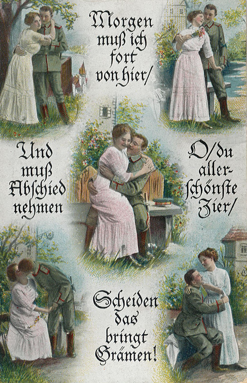 Feldpostkarte an Martha Marx in Guben von Conrad Schmerwitz, 23.10.1915 (Museum Wolmirstedt RR-F)