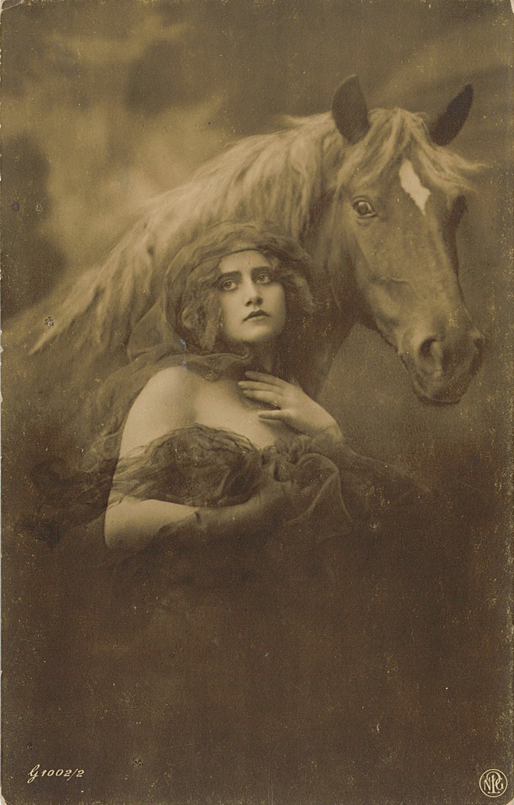 Junge Frau mit Pferd (Museum Wolmirstedt RR-F)