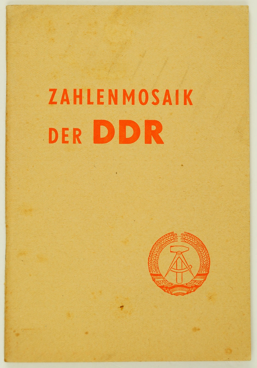 Informationsheft über statistische Erhebungen in der DDR, 1958 (Museum Weißenfels - Schloss Neu-Augustusburg CC BY-NC-SA)