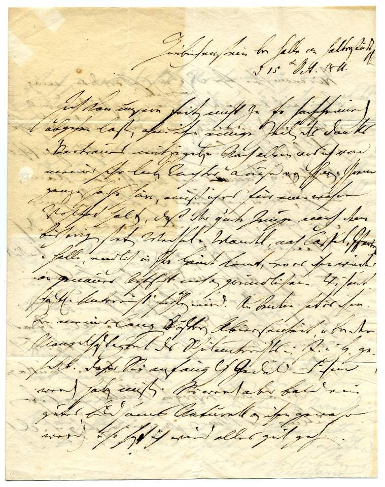 Brief von Johann Friedrich Reichardt an Pastor Gübbe vom 15.10.1811 (Stiftung Händel-Haus Halle CC BY-NC-SA)
