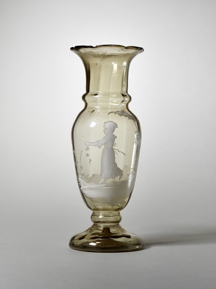 Vase mit Schneemalerei (Kulturstiftung Sachsen-Anhalt CC BY-NC-SA)