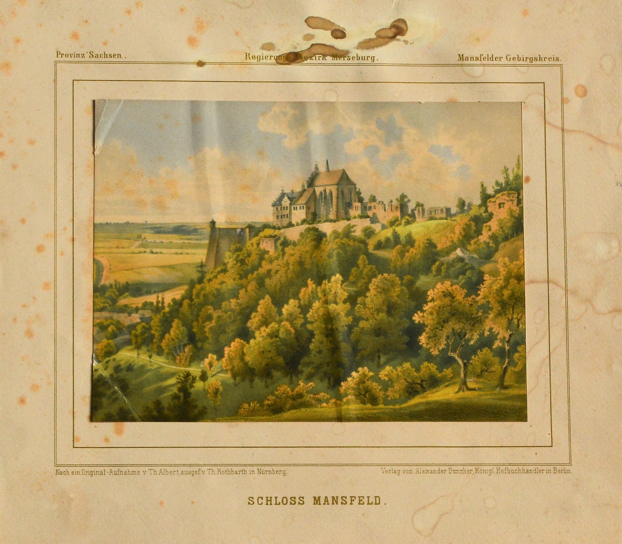 Schloss Mansfeld / Blatt 1 und 2 (Mansfeld Museum im Humboldtschloss CC BY-NC-SA)