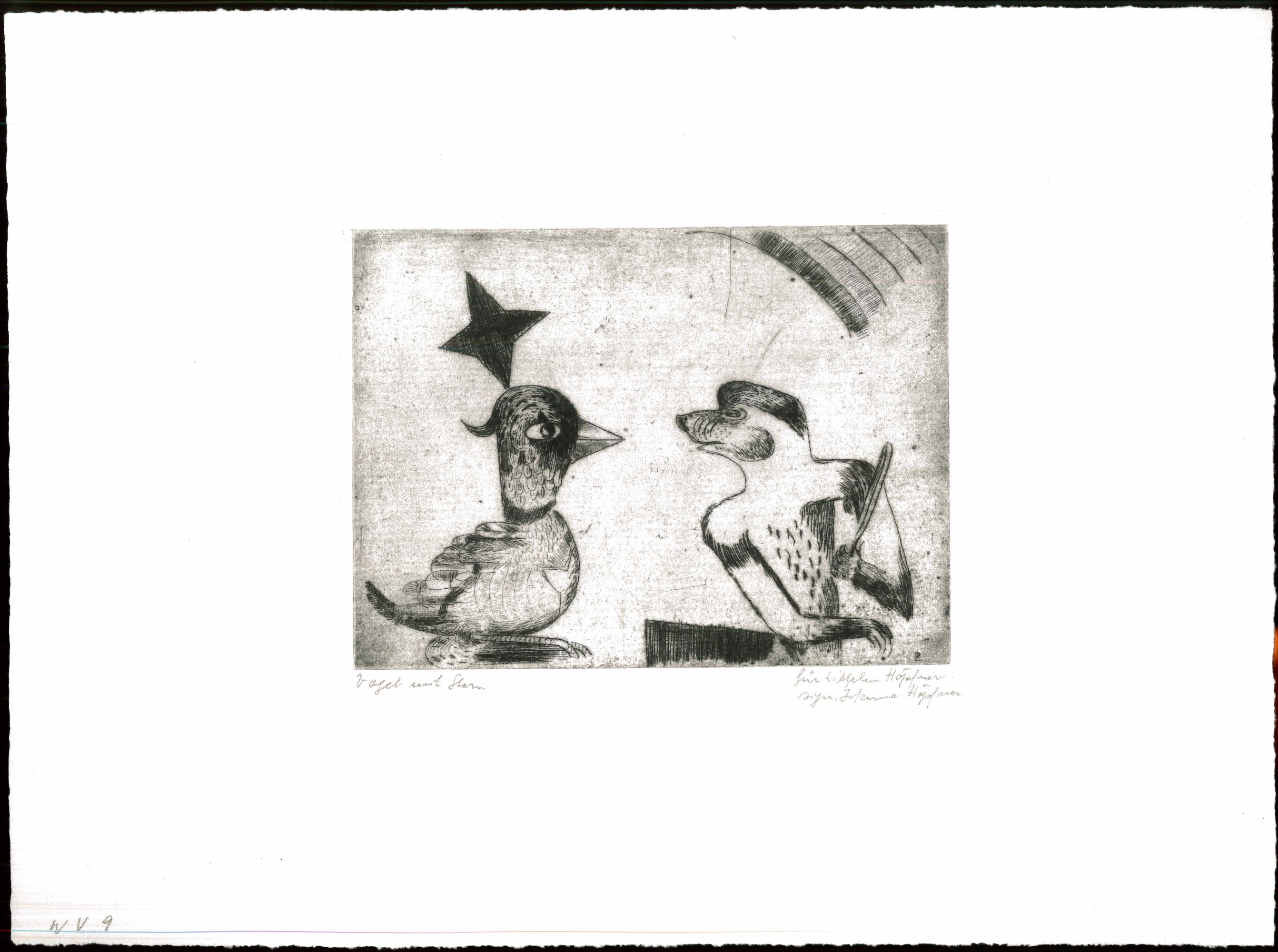 Vogel mit Stern (Winckelmann-Museum CC BY-NC-SA)