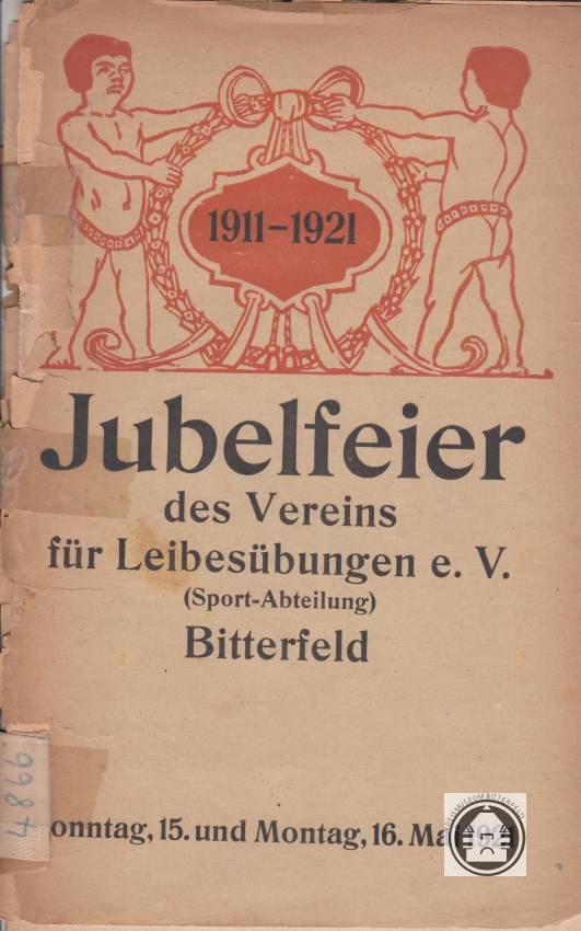Jubelfeier des VfL Bitterfeld, 1921 (Kreismuseum Bitterfeld RR-F)