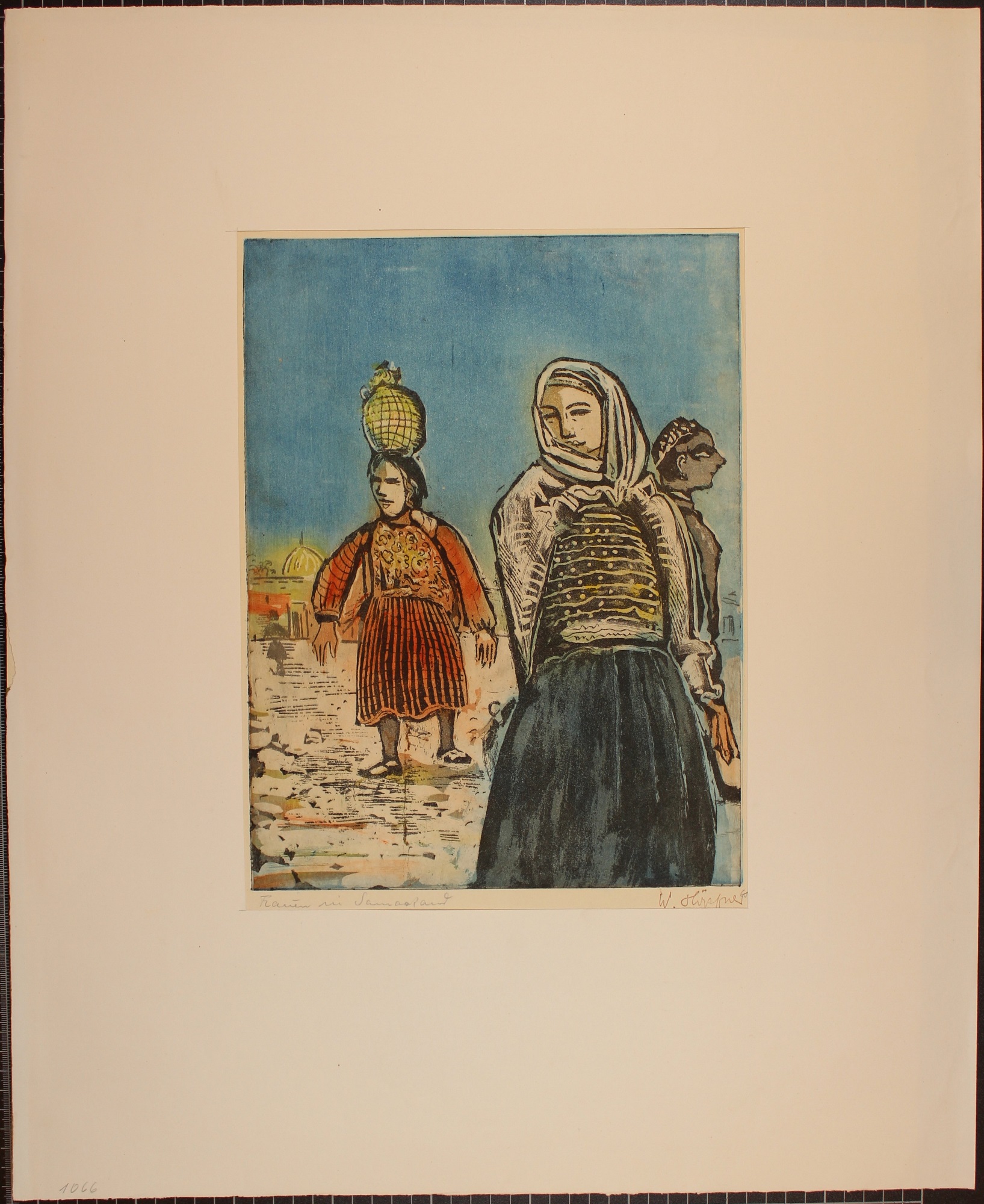 Frauen in Samarkand (Winckelmann-Museum CC BY-NC-SA)
