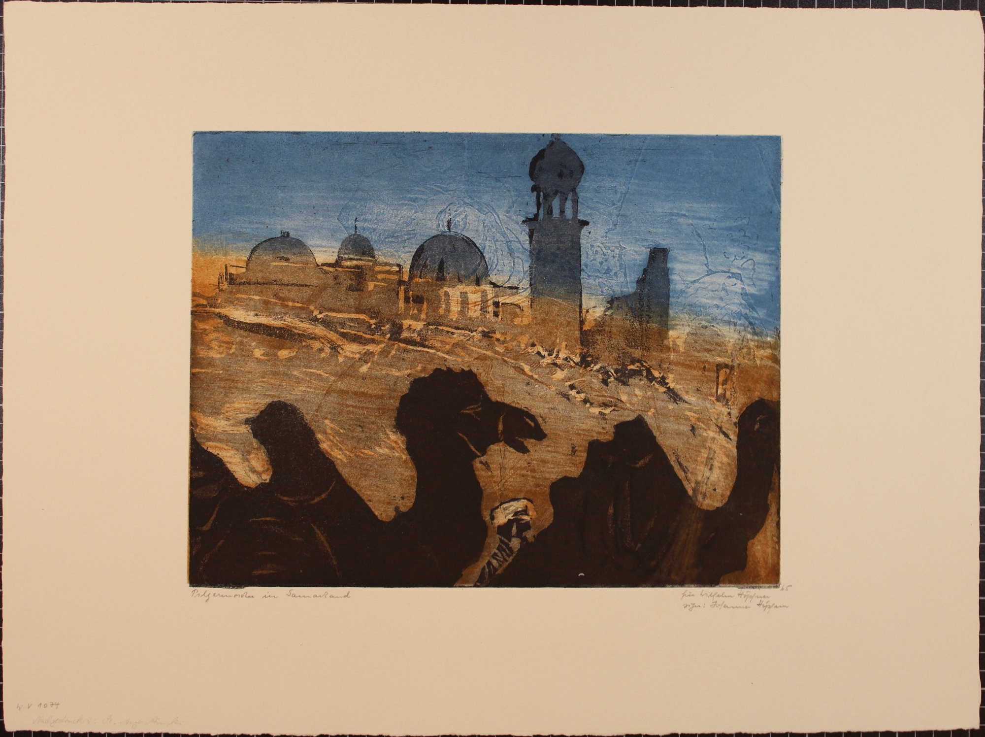 Pilgermoschee in Samarkand (Winckelmann-Museum CC BY-NC-SA)