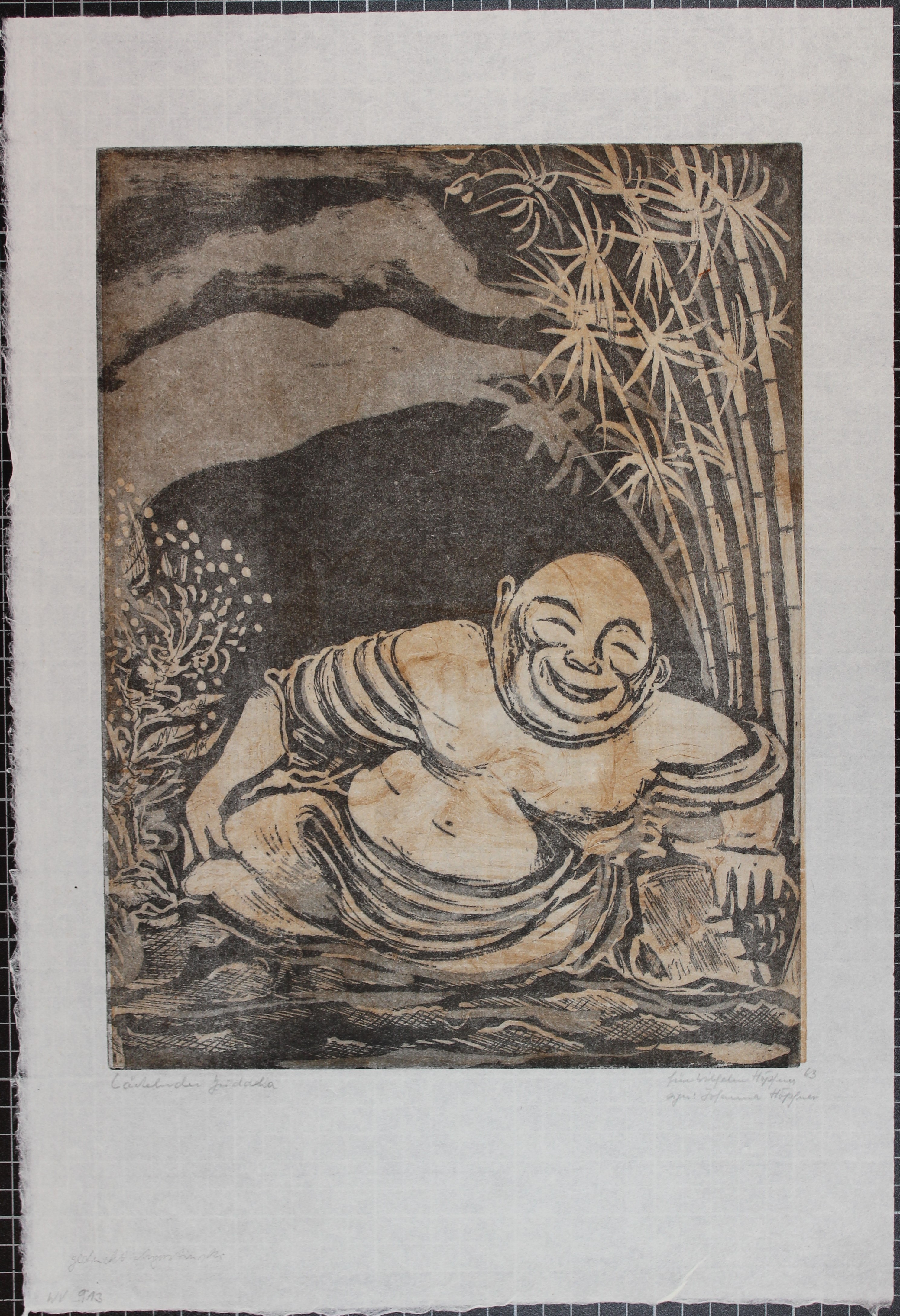 Lächelnder Buddha (Winckelmann-Museum CC BY-NC-SA)