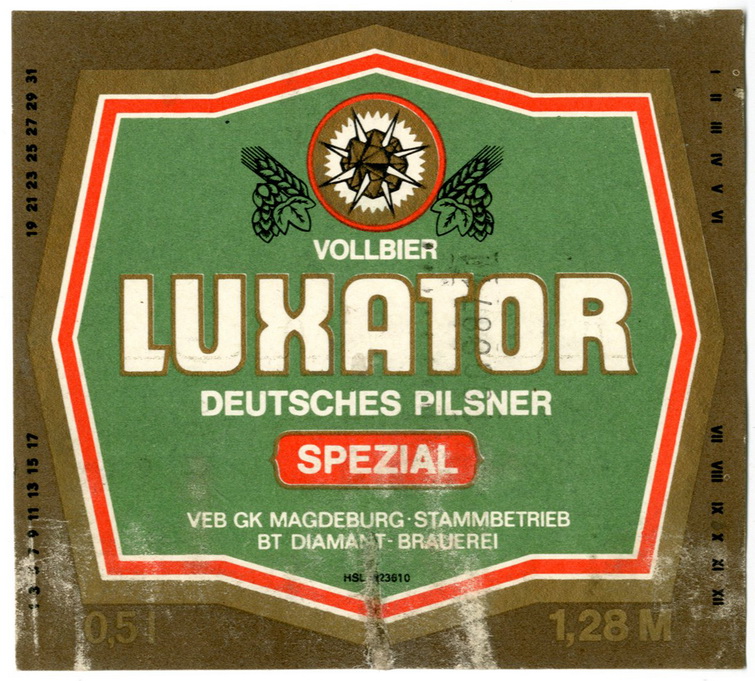 Vollbier LUXATOR (Haus der Geschichte Wittenberg RR-F)