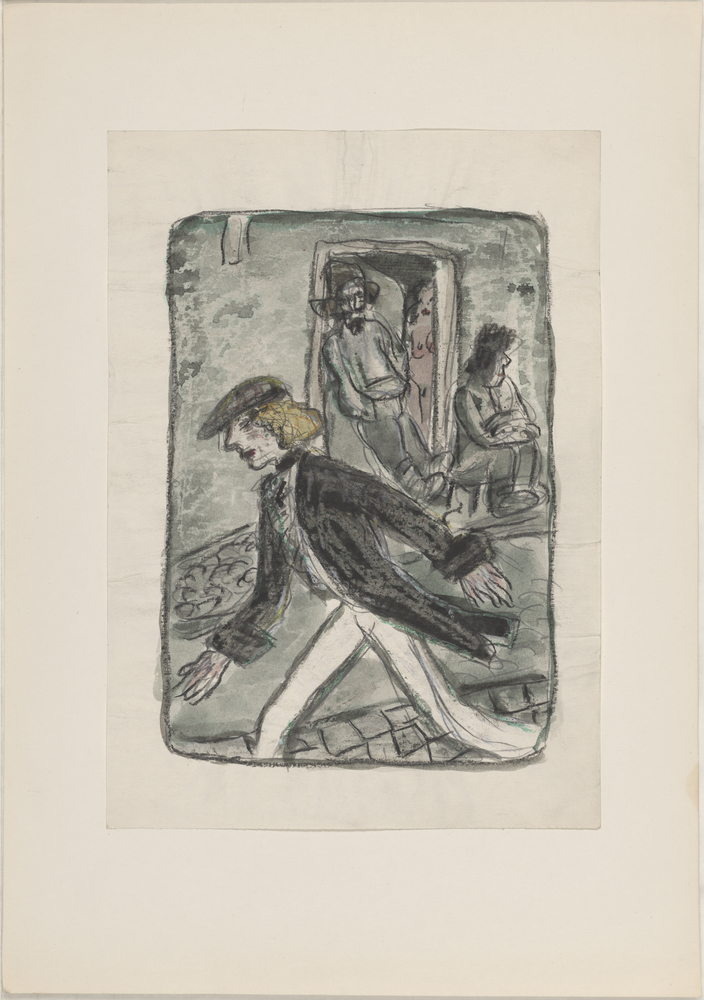ohne Titel [Illustration zu "Die toten Seelen" von Nikolai Gogol] (?) (Kulturstiftung Sachsen-Anhalt CC BY-NC-SA)