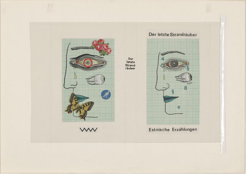 ohne Titel [Illustration zu "Der letzte Strandräuber - Estnische Erzählungen", Umschlagstudie] (Kulturstiftung Sachsen-Anhalt CC BY-NC-SA)