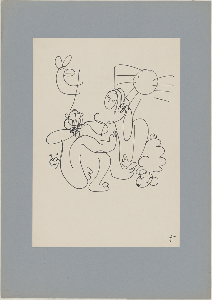 ohne Titel [Illustration zu "Daphnis und Chloe" von Longos, 07] (Kulturstiftung Sachsen-Anhalt CC BY-NC-SA)