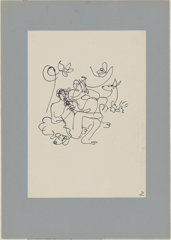 ohne Titel [Illustration zu "Daphnis und Chloe" von Longos, 02] (Kulturstiftung Sachsen-Anhalt CC BY-NC-SA)