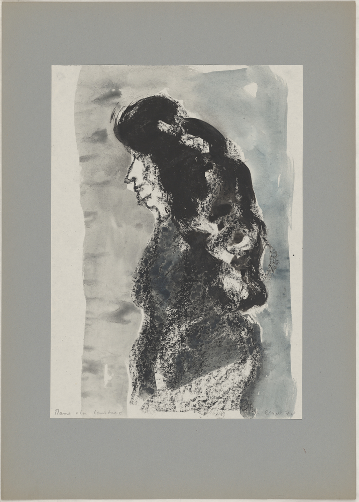 ohne Titel ["Dame á la Lautrec"] (Kulturstiftung Sachsen-Anhalt CC BY-NC-SA)