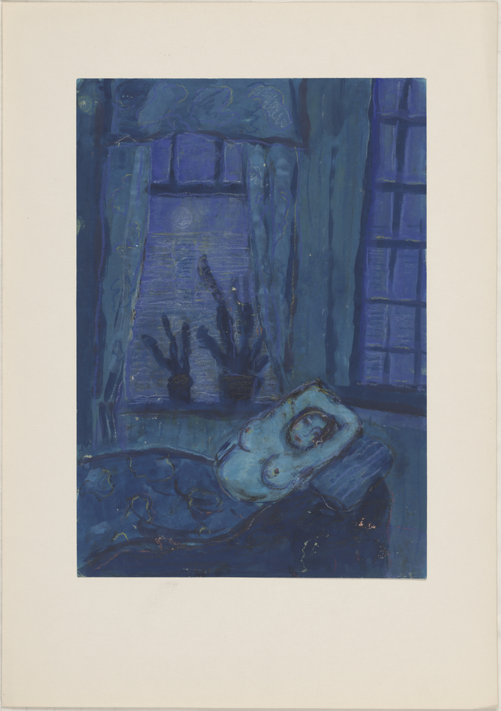 ohne Titel [Nackte auf Bett vor Fenster] (Kulturstiftung Sachsen-Anhalt CC BY-NC-SA)