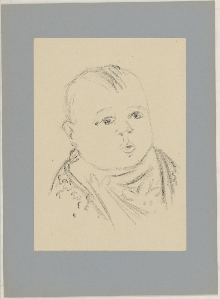 ohne Titel [Porträtstudie - Kleinkind] (Kulturstiftung Sachsen-Anhalt CC BY-NC-SA)