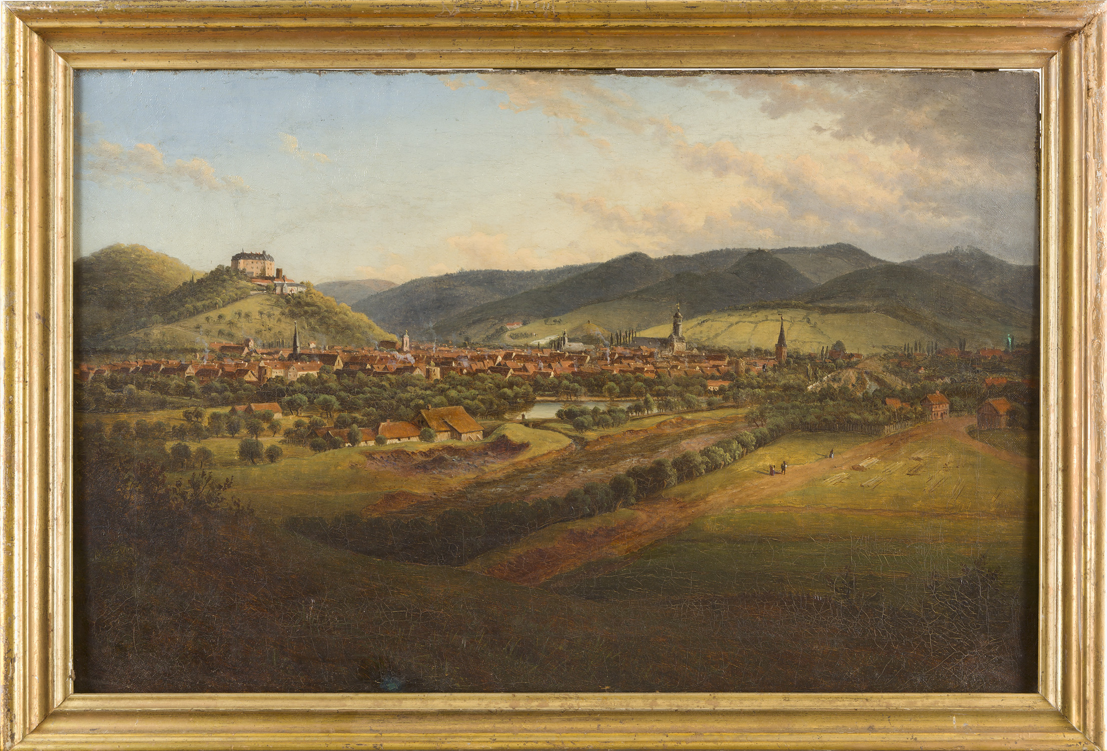 Blick auf Wernigerode nach 1848 (Harzmuseum Wernigerode CC BY-NC-SA)