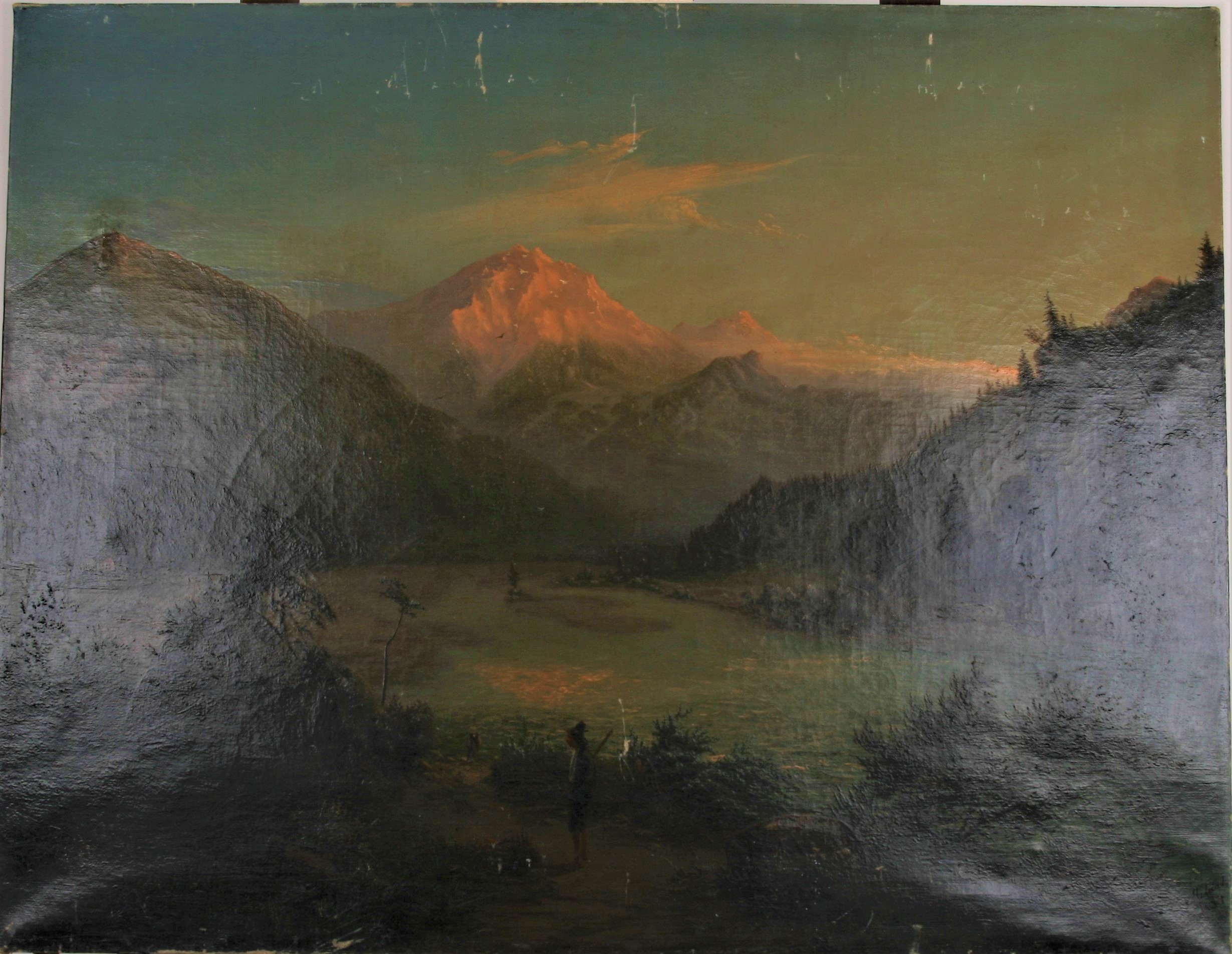 Alpenglühen, 1854 (Harzmuseum Wernigerode CC BY-NC-SA)