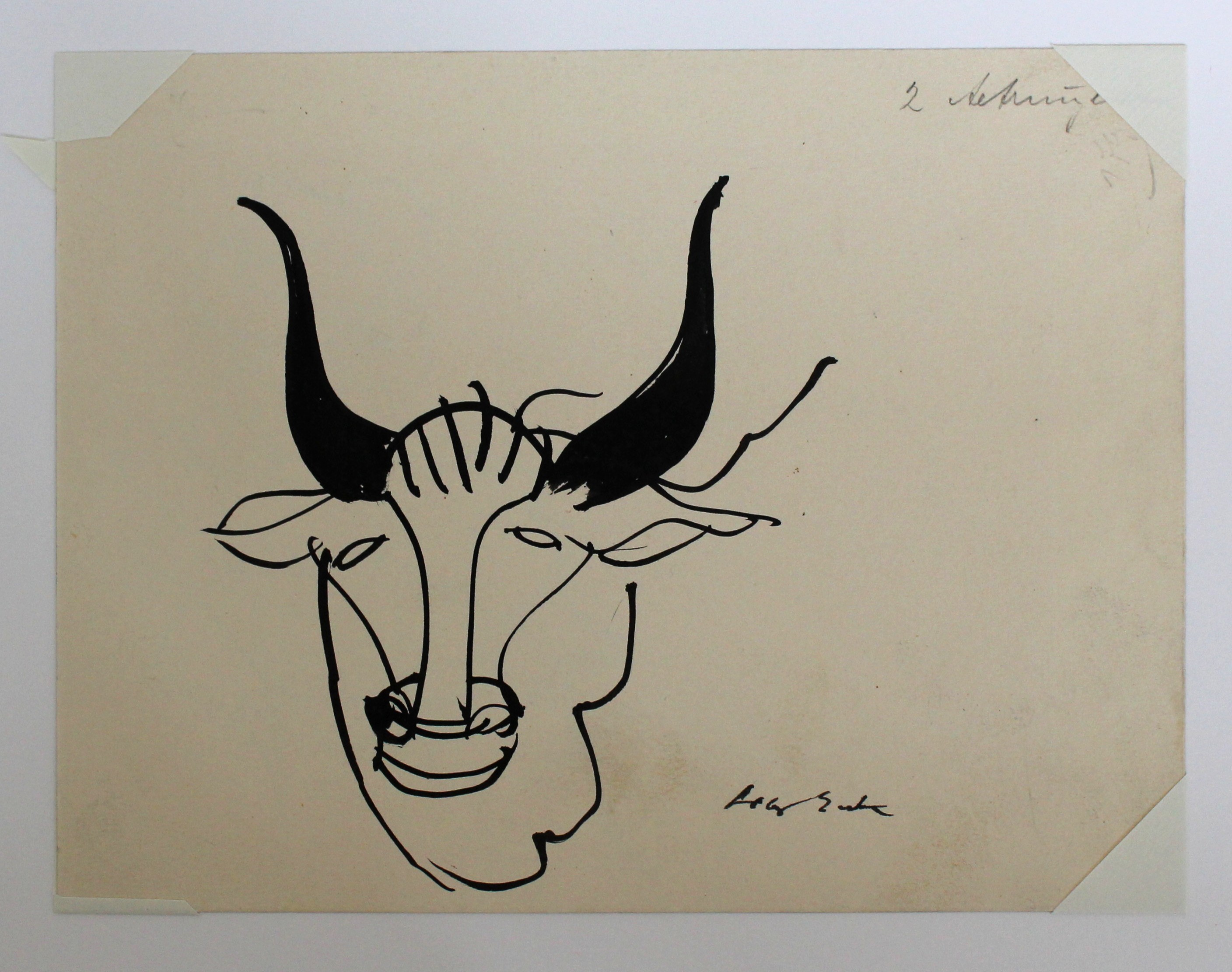 Blatt 18: Stier (Winckelmann-Museum Stendal CC BY-NC-SA)