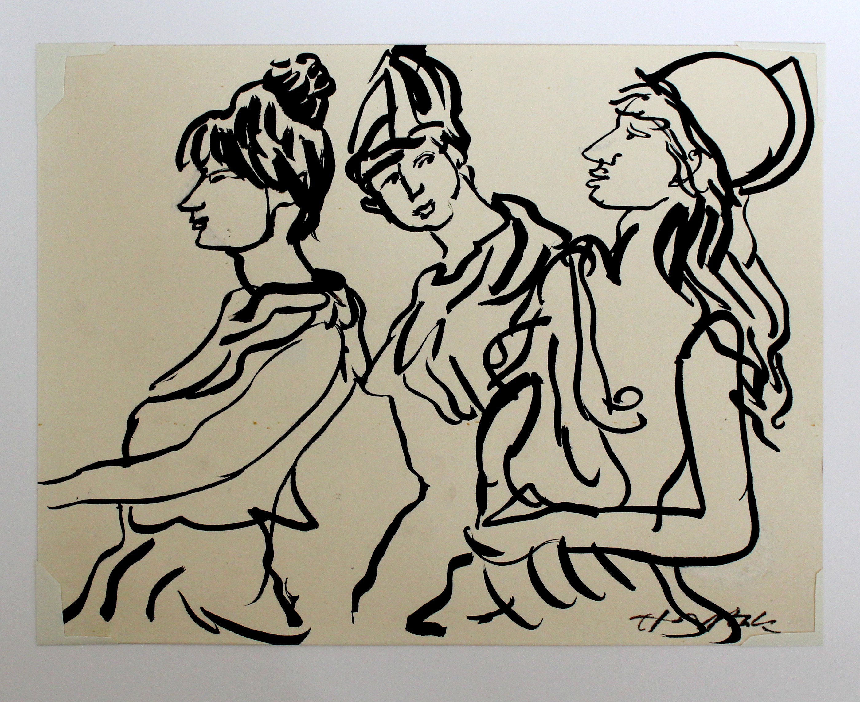Blatt 20: Drei Göttinnen (Winckelmann-Museum Stendal CC BY-NC-SA)