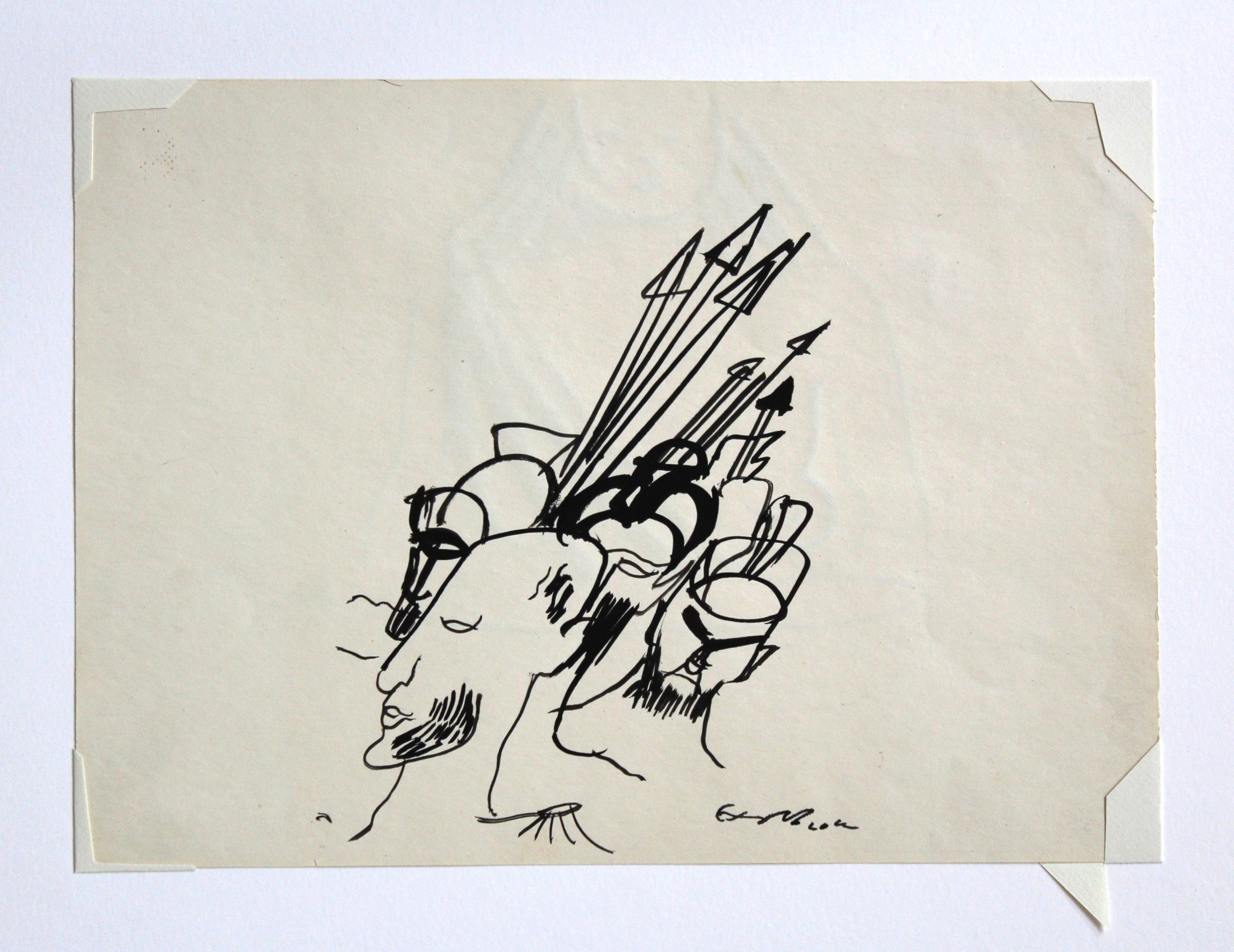 Blatt 21: Krieger mit ehernen Lanzen (Winckelmann-Museum Stendal CC BY-NC-SA)