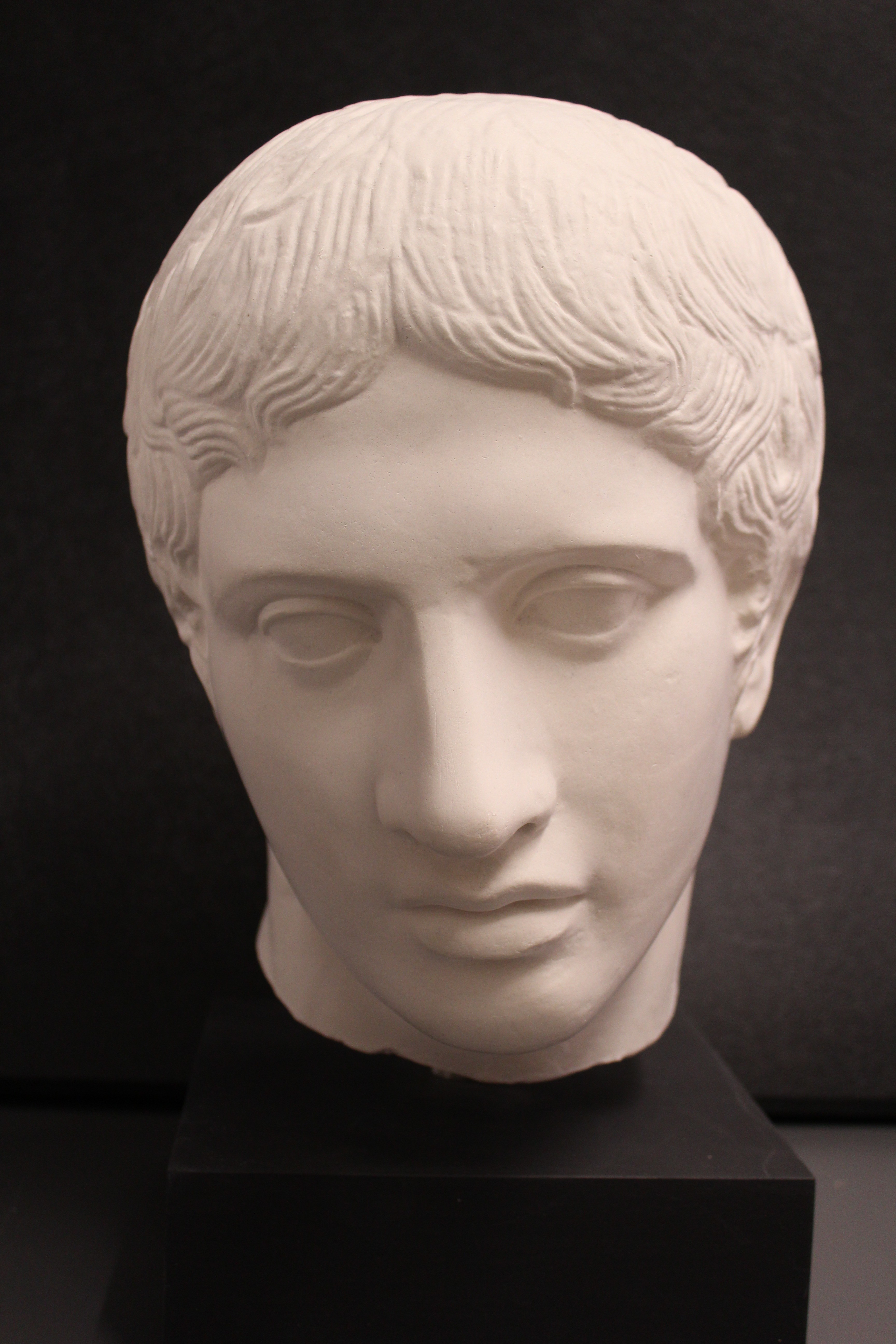 Kopf des Doryphoros (Winckelmann-Museum Stendal CC BY-NC-SA)