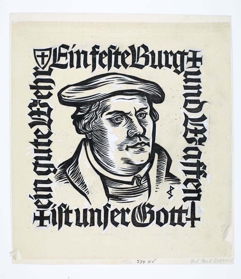Charakterkopf Martin Luther (Stiftung Christliche Kunst Wittenberg CC BY-NC-SA)