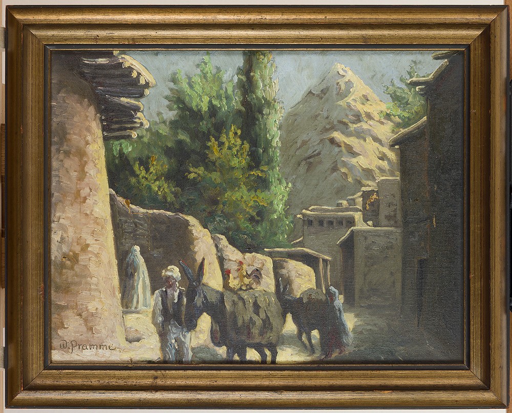 Eselstreiber im Hochgebirge bei Kabul, 26.9.1928 (Harzmuseum Wernigerode CC BY-NC-SA)