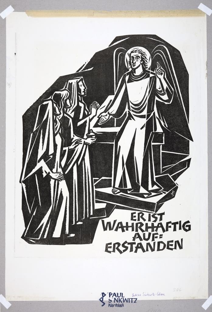 Ostermorgen vor dem Grab (Stiftung Christliche Kunst Wittenberg CC BY-NC-SA)