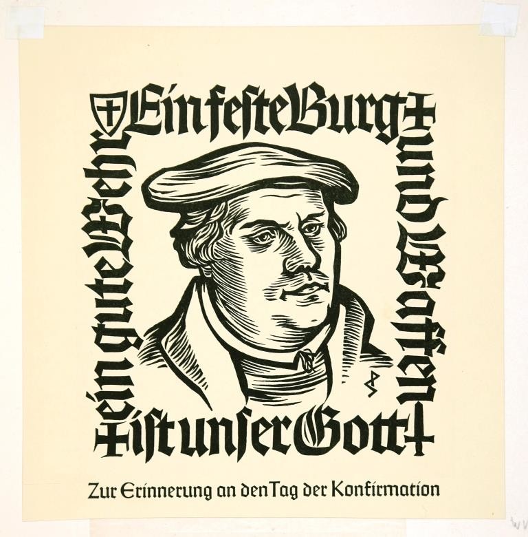 Konfirmationsurkunde (Stiftung Christliche Kunst Wittenberg CC BY-NC-SA)