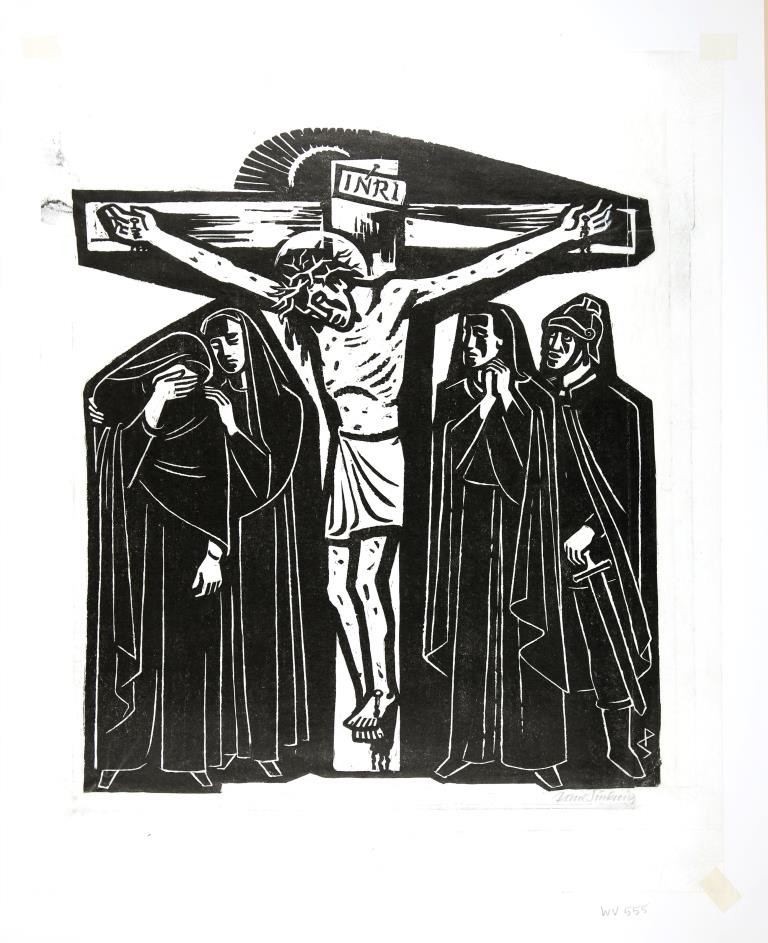 Kreuzigungsgruppe (Stiftung Christliche Kunst Wittenberg CC BY-NC-SA)