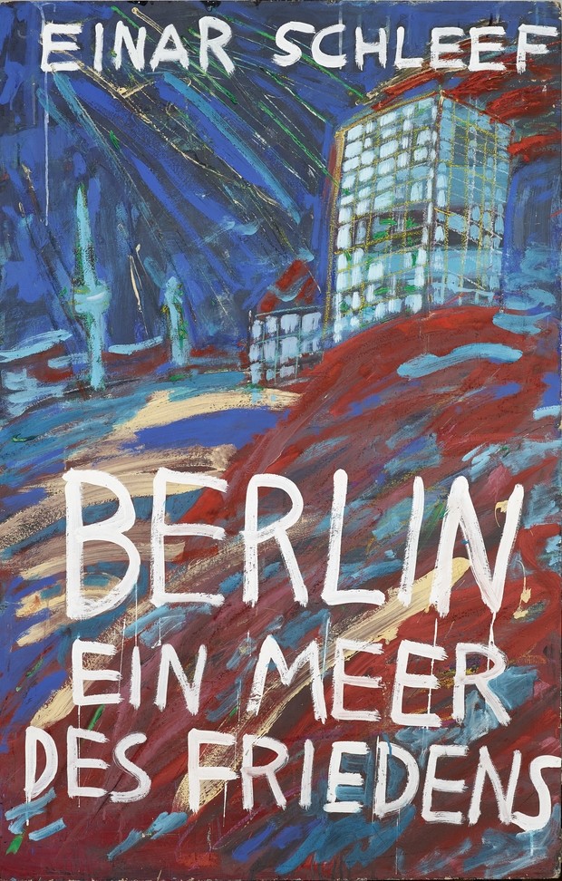 Berlin ein Meer der Friedens [Plakatentwurf] - Vorderseite (Kulturstiftung Sachsen-Anhalt RR-F)