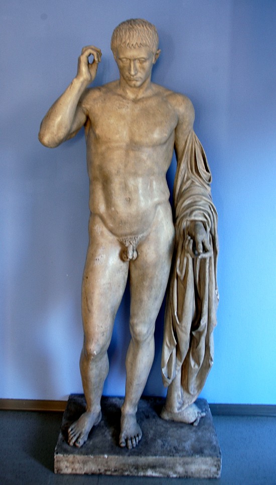 Statue des "Germanicus"-Metellus im Typus Hermes Ludovisi (Hermes Logios) (Winckelmann-Gesellschaft CC BY-NC-SA)