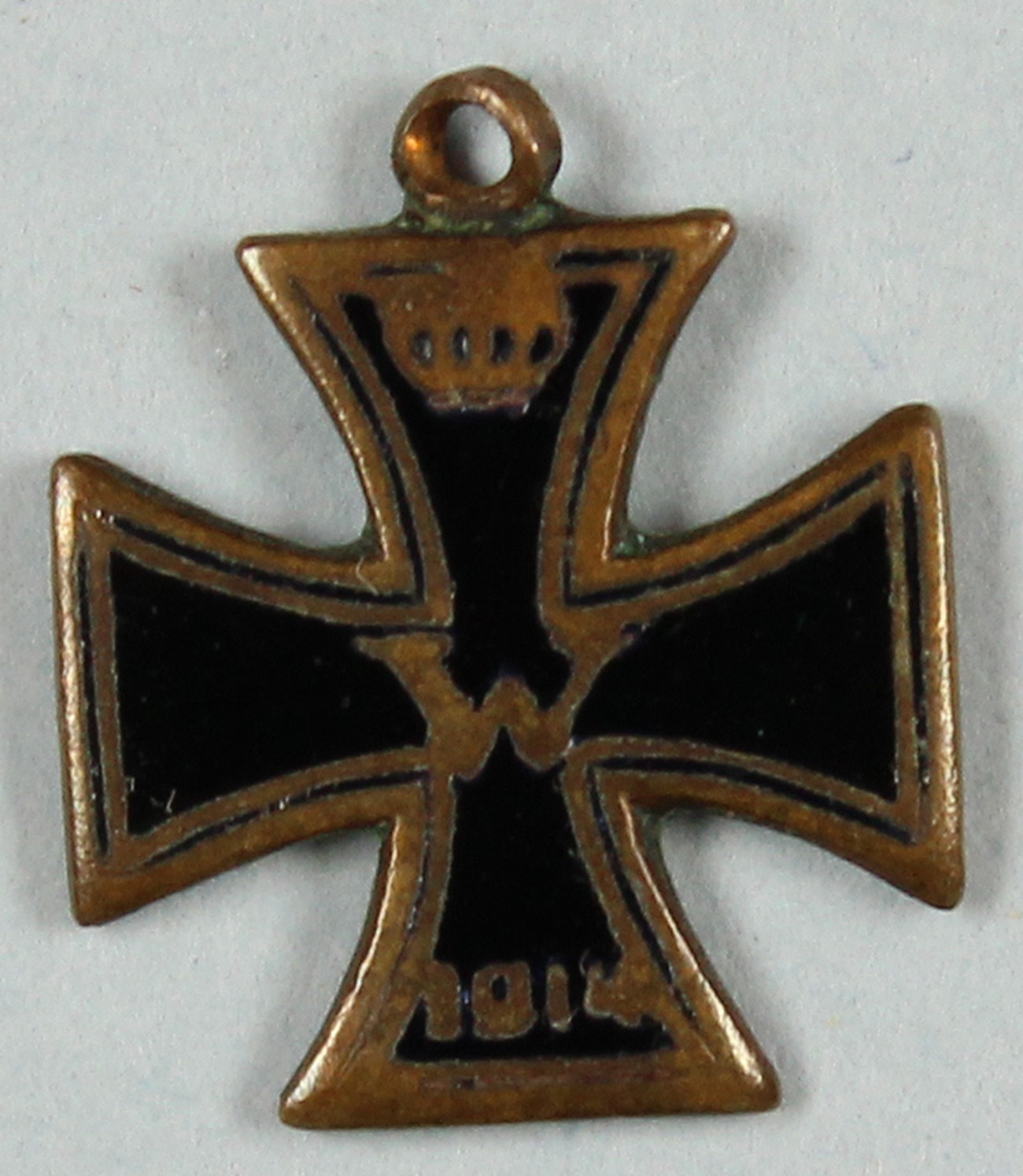 Miniatur des Eisernen Kreuzes, 2. Klasse 1914 für Kämper (Museum Wolmirstedt RR-F)