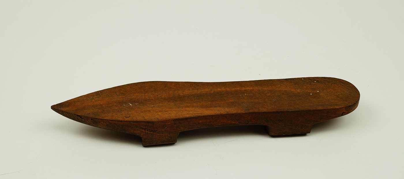 Sohle einer Trippe für Spitzschuhe (Nachbildung) (Museum Weißenfels CC BY-NC-SA)