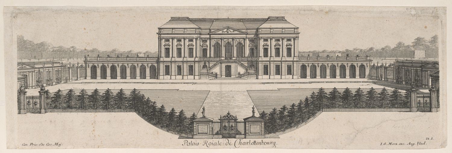 Charlottenburg, Das Königliche Schloß (Stiftung Händelhaus, Halle CC BY-NC-SA)