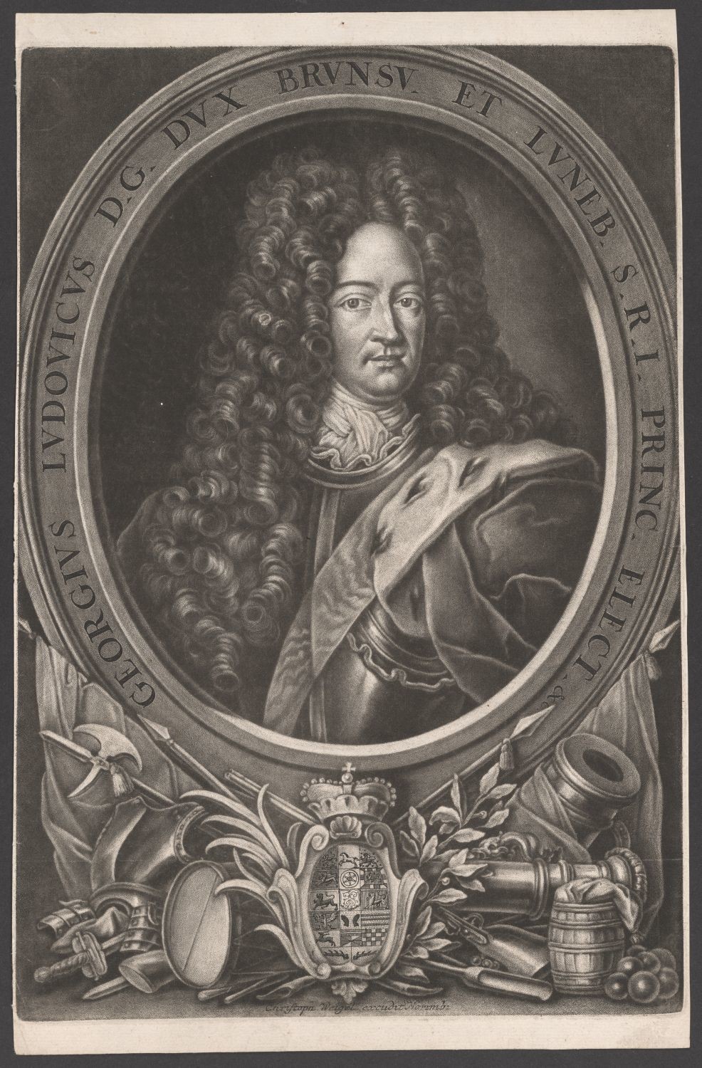Georg Ludwig, Kurfürst von Hannover, später Georg I., König von England (1660-1727) (Stiftung Händelhaus, Halle CC BY-NC-SA)