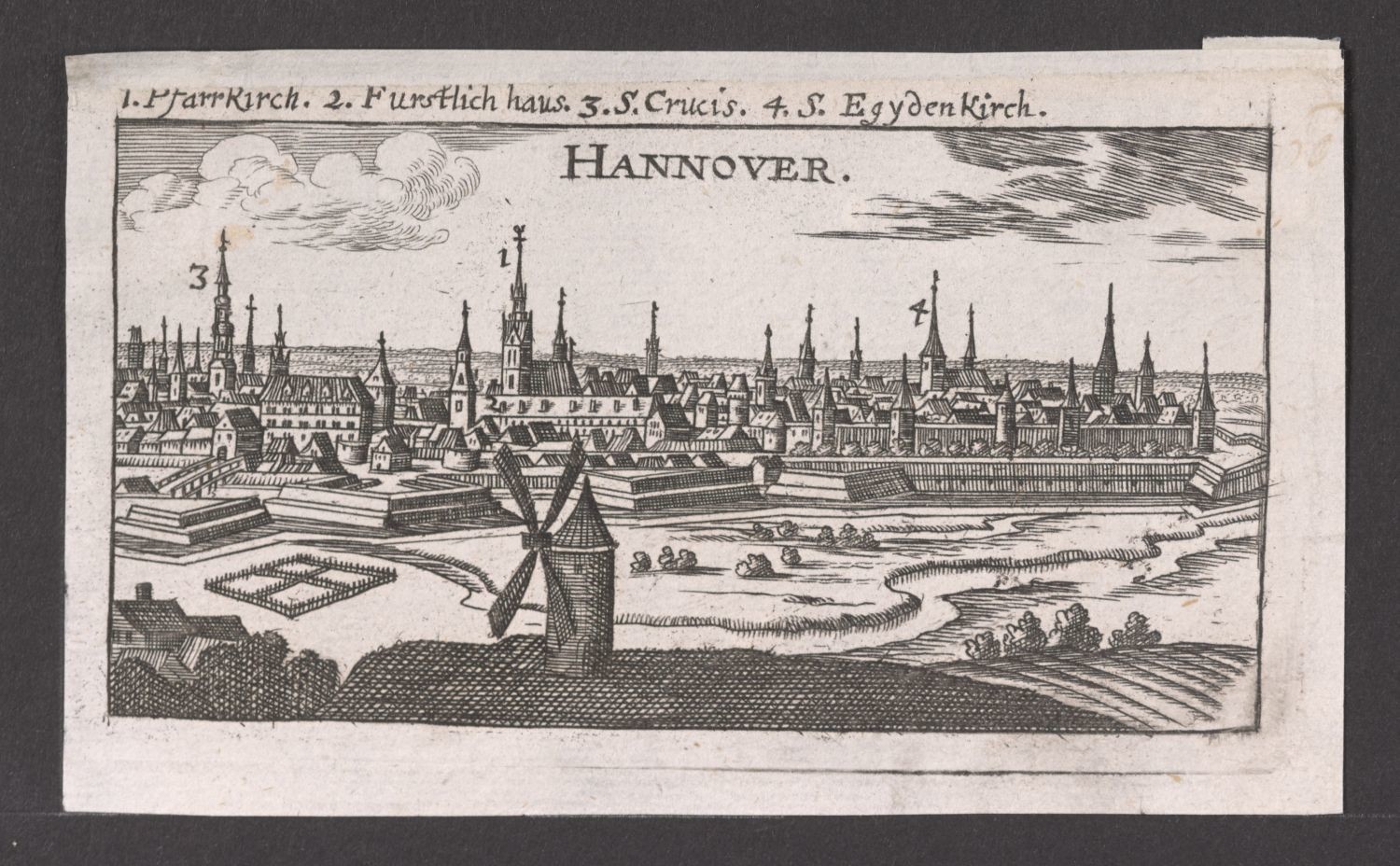 Hannover, Stadtansicht (Stiftung Händelhaus, Halle CC BY-NC-SA)