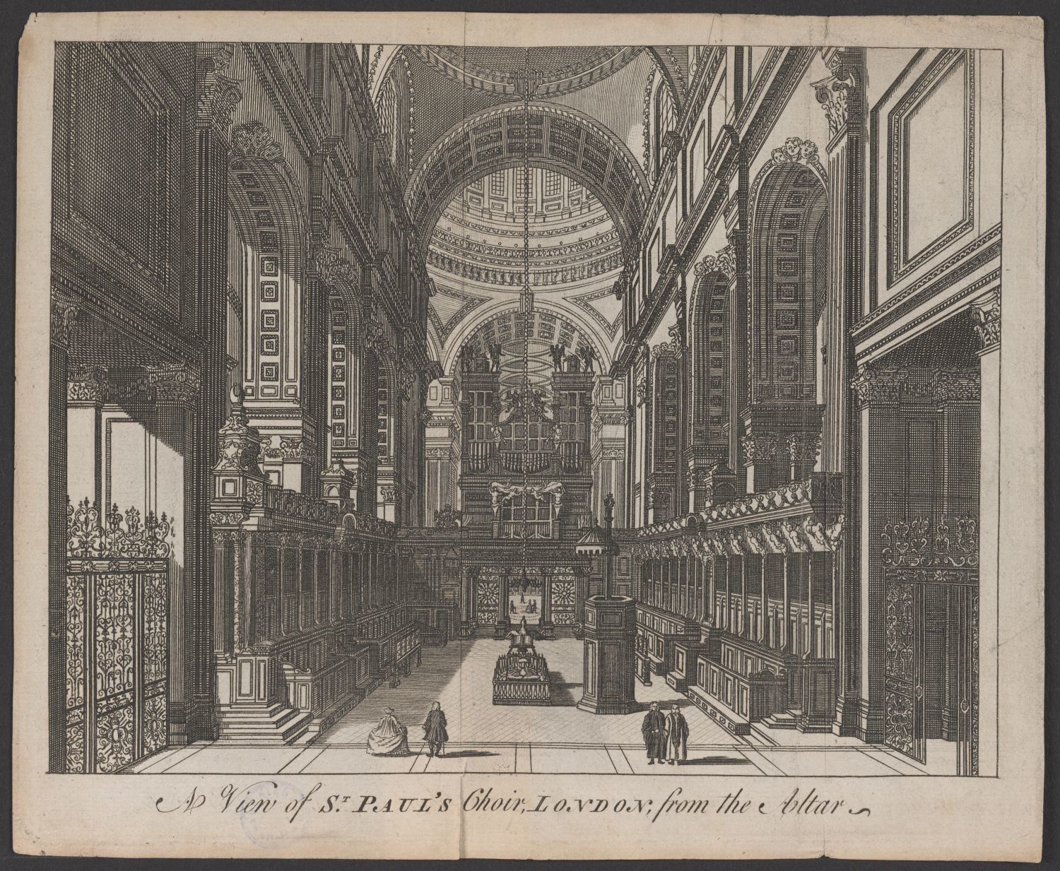 London, St. Pauls Kathedrale, Innenansicht (Stiftung Händelhaus, Halle CC BY-NC-SA)