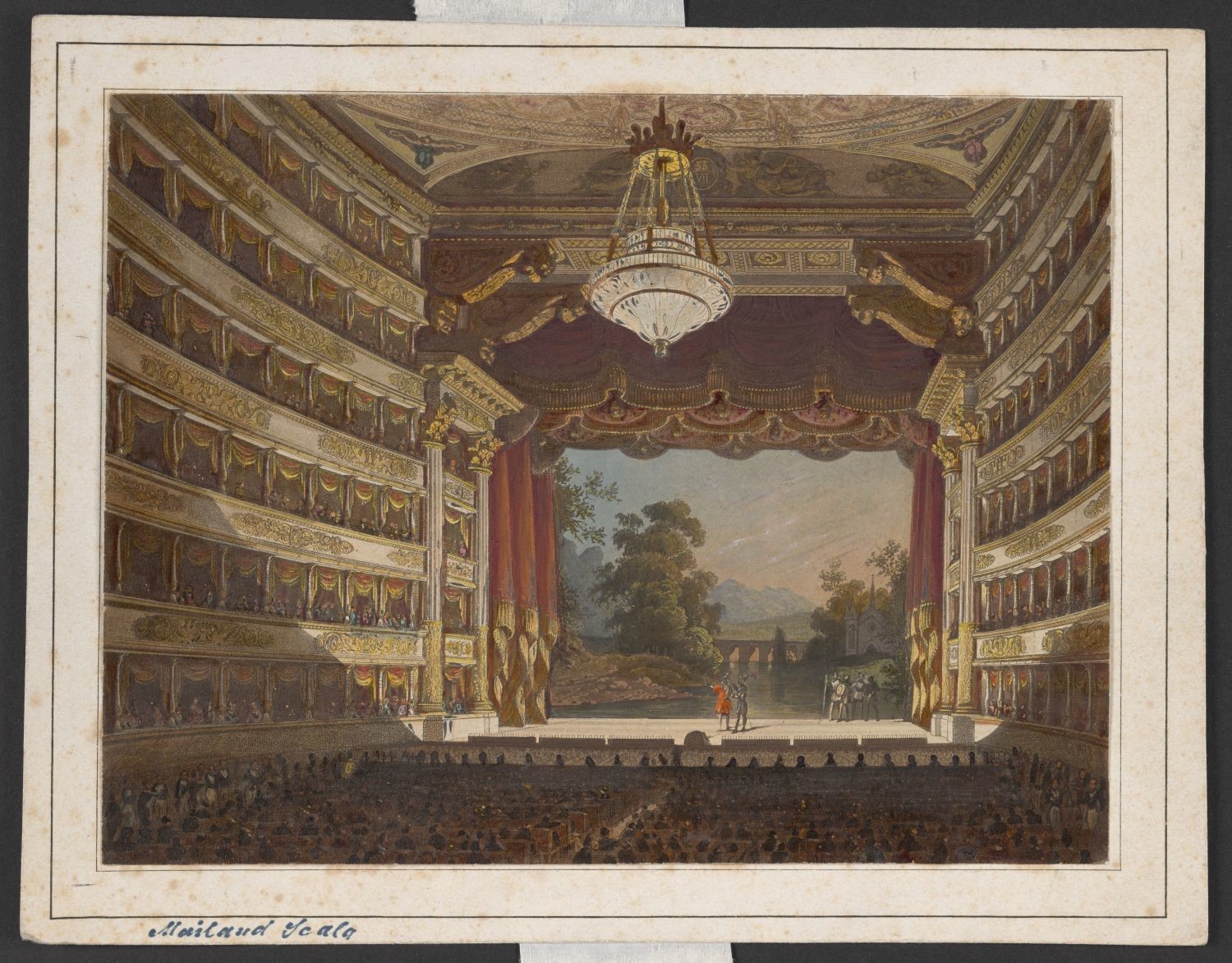 Mailand, Scala, Bühnenansicht (Stiftung Händelhaus, Halle CC BY-NC-SA)