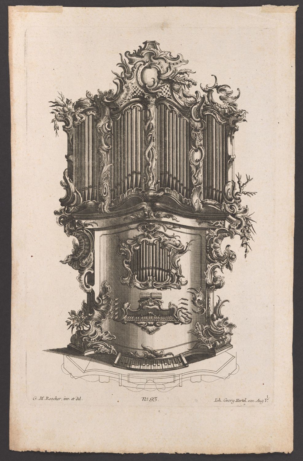 Orgelprospekt No. 1 (Stiftung Händelhaus, Halle CC BY-NC-SA)