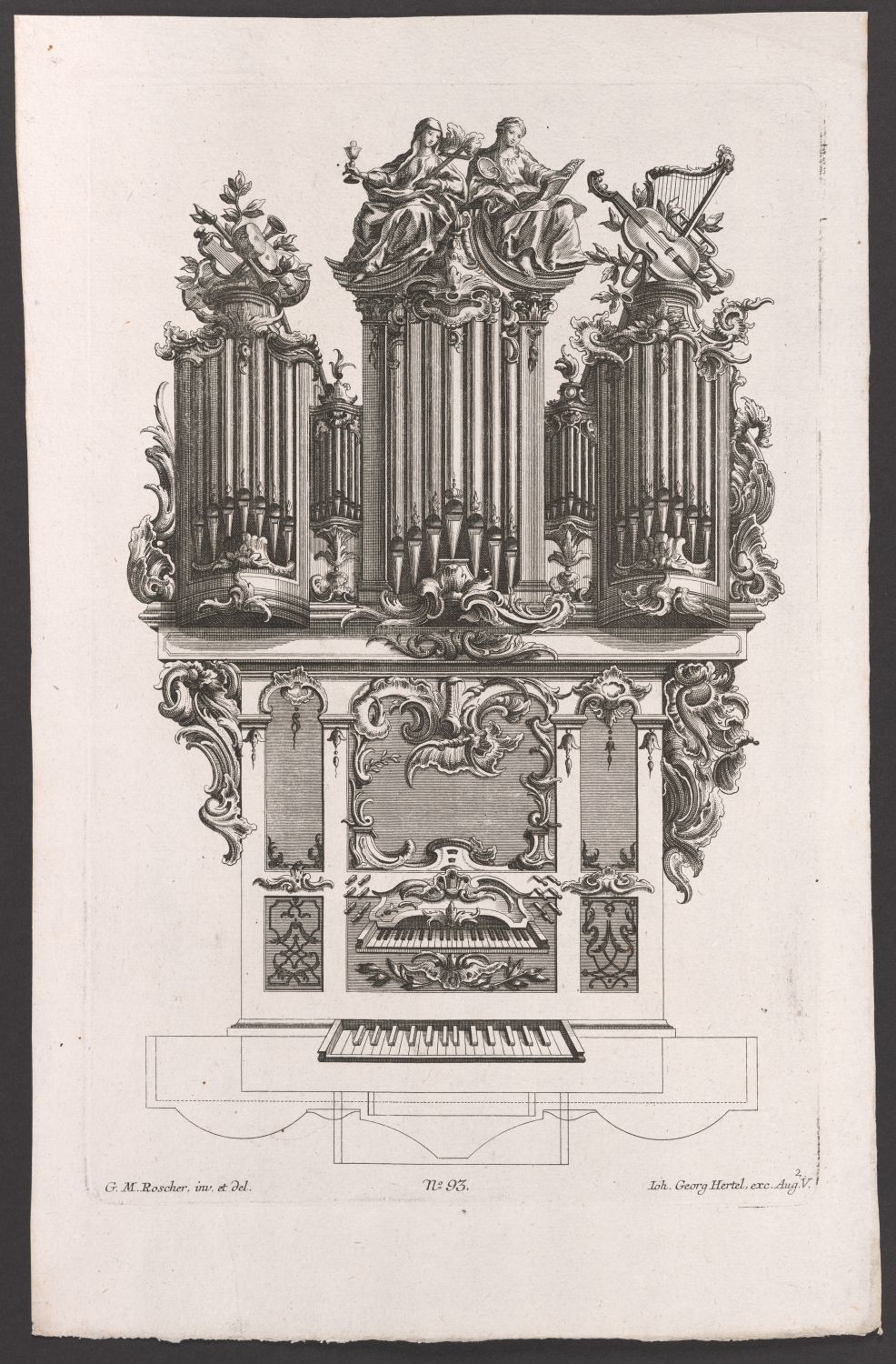 Orgelprospekt No. 2 (Stiftung Händelhaus, Halle CC BY-NC-SA)