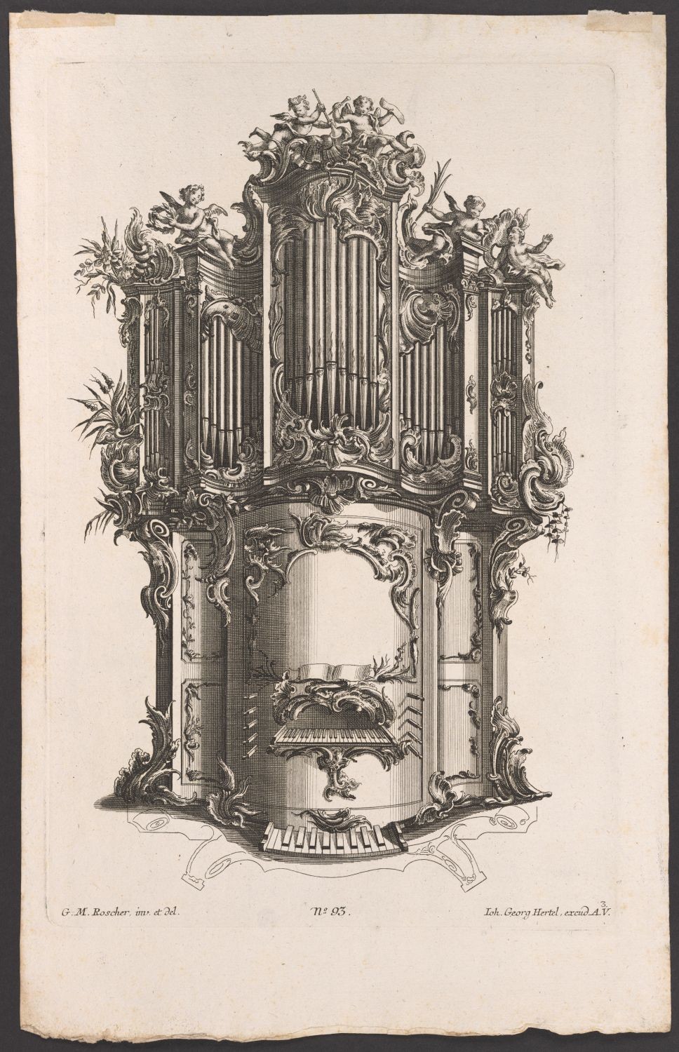 Orgelprospekt No. 3 (Stiftung Händelhaus, Halle CC BY-NC-SA)