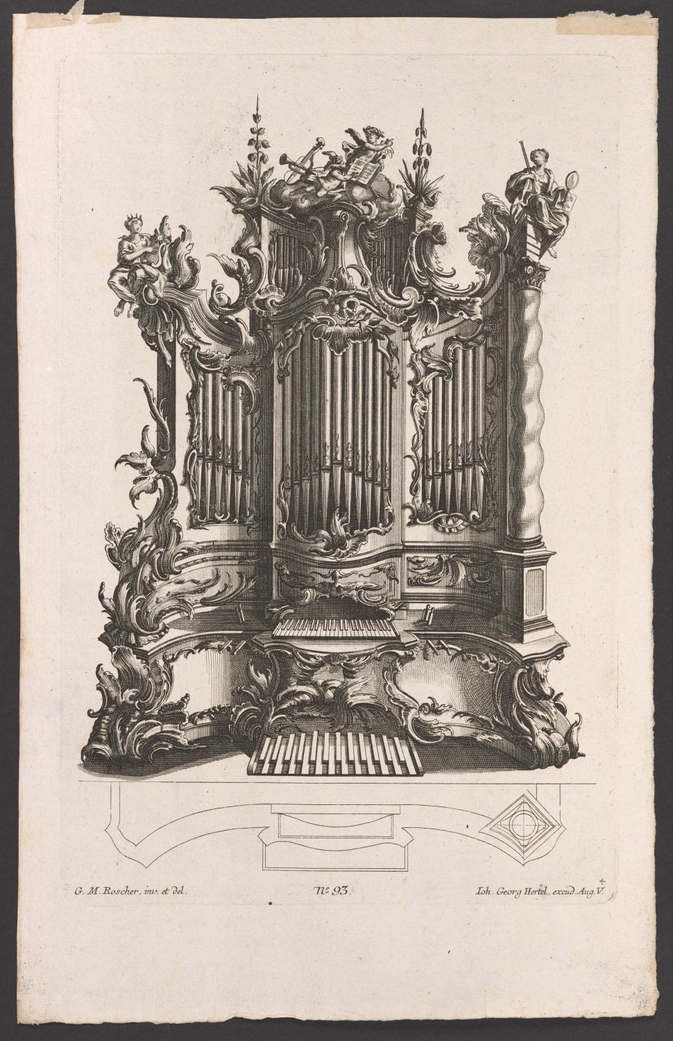 Orgelprospekt No. 4 (Stiftung Händelhaus, Halle CC BY-NC-SA)