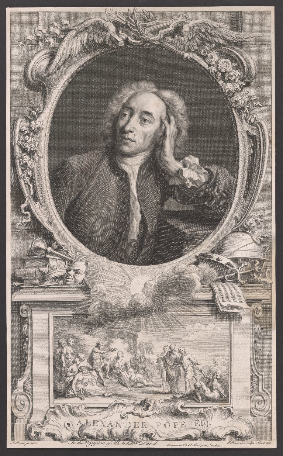 Porträt Alexander Pope (1688-1744) (Stiftung Händelhaus, Halle CC BY-NC-SA)