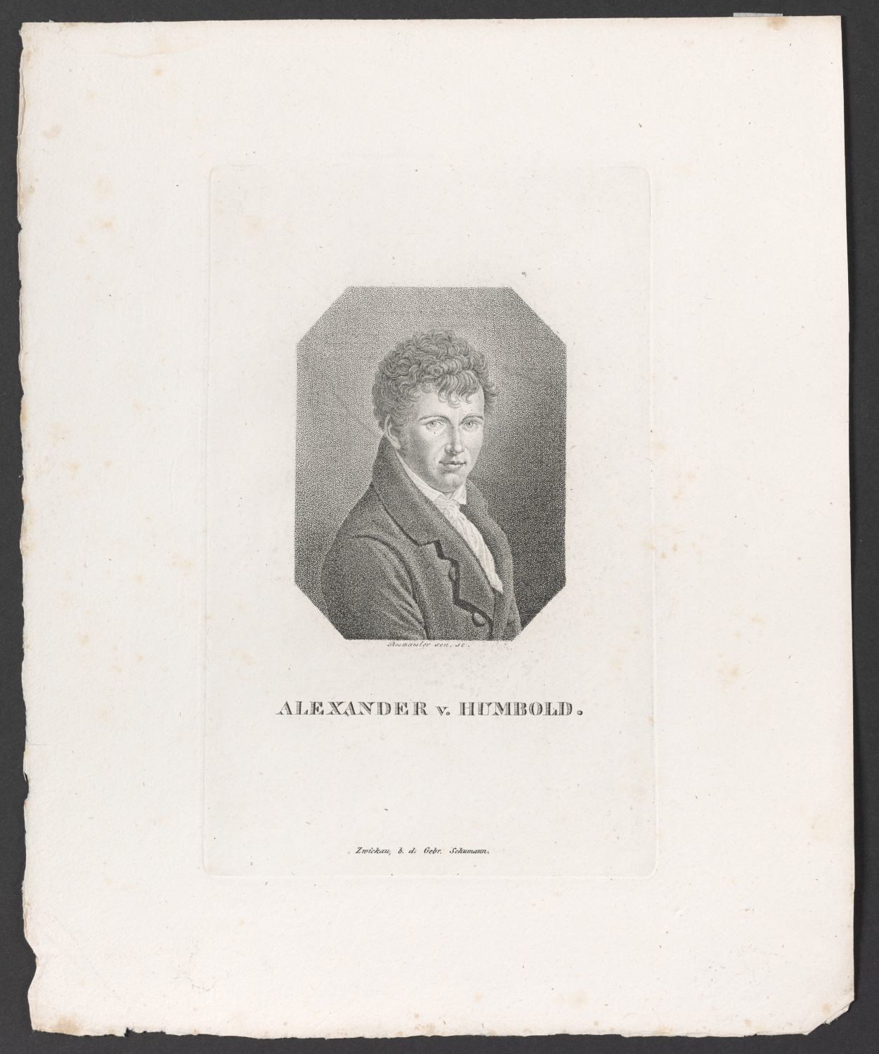 Porträt Alexander von Humboldt (1769-1859) (Stiftung Händelhaus, Halle CC BY-NC-SA)