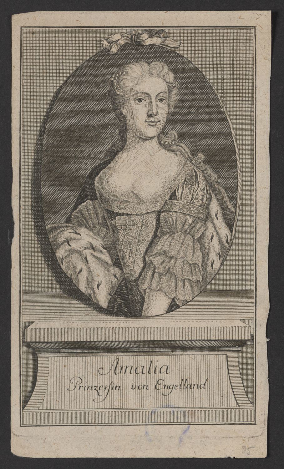 Porträt Amalia, Prinzessin, Tochter König Georg II. von England (1711-1786) (Stiftung Händelhaus, Halle CC BY-NC-SA)
