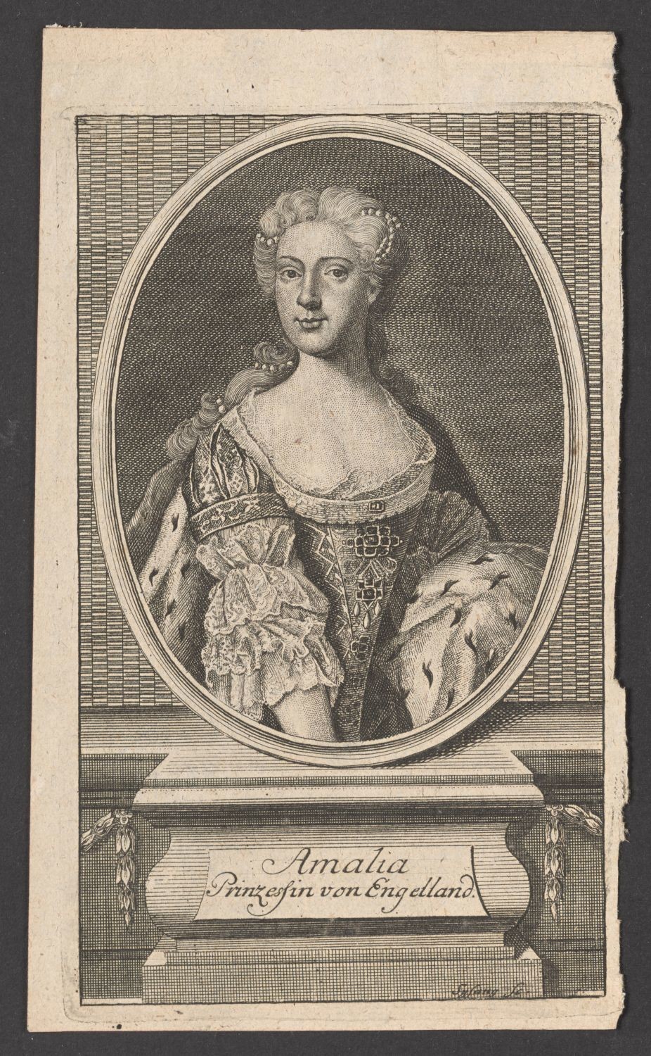 Porträt Amalia, Prinzessin, Tochter König Georg II. von England (1711-1786) (Stiftung Händelhaus, Halle CC BY-NC-SA)