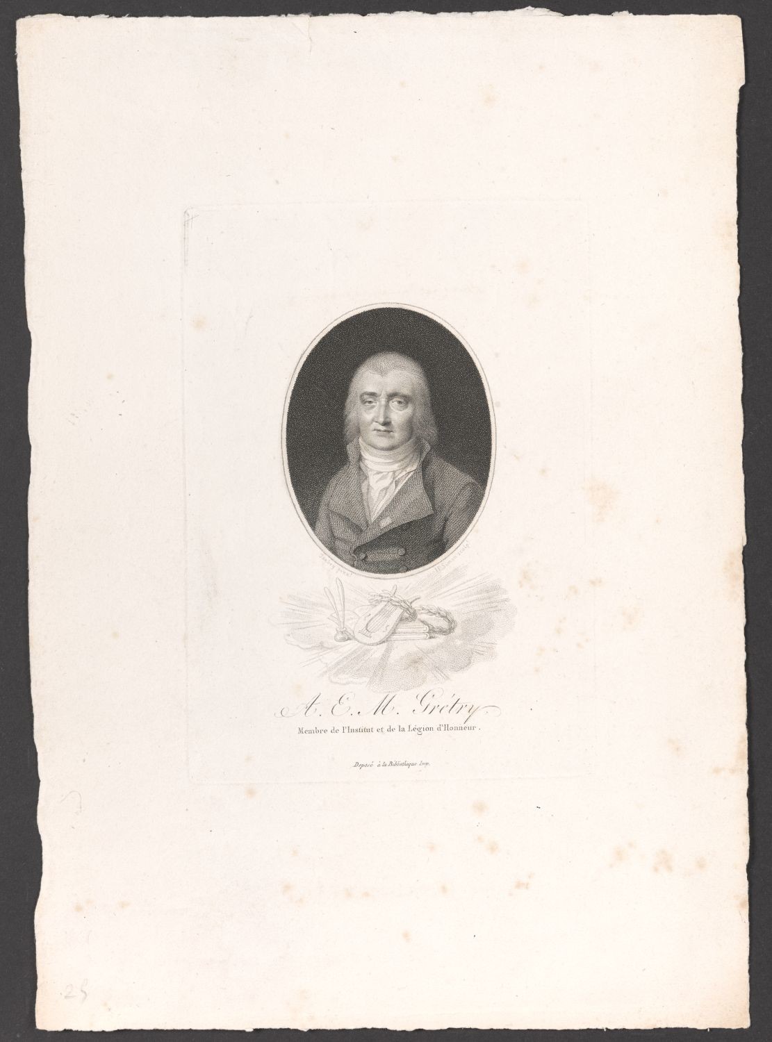 Porträt André-Ernest-Modeste Grétry (1741-1813) (Stiftung Händelhaus, Halle CC BY-NC-SA)
