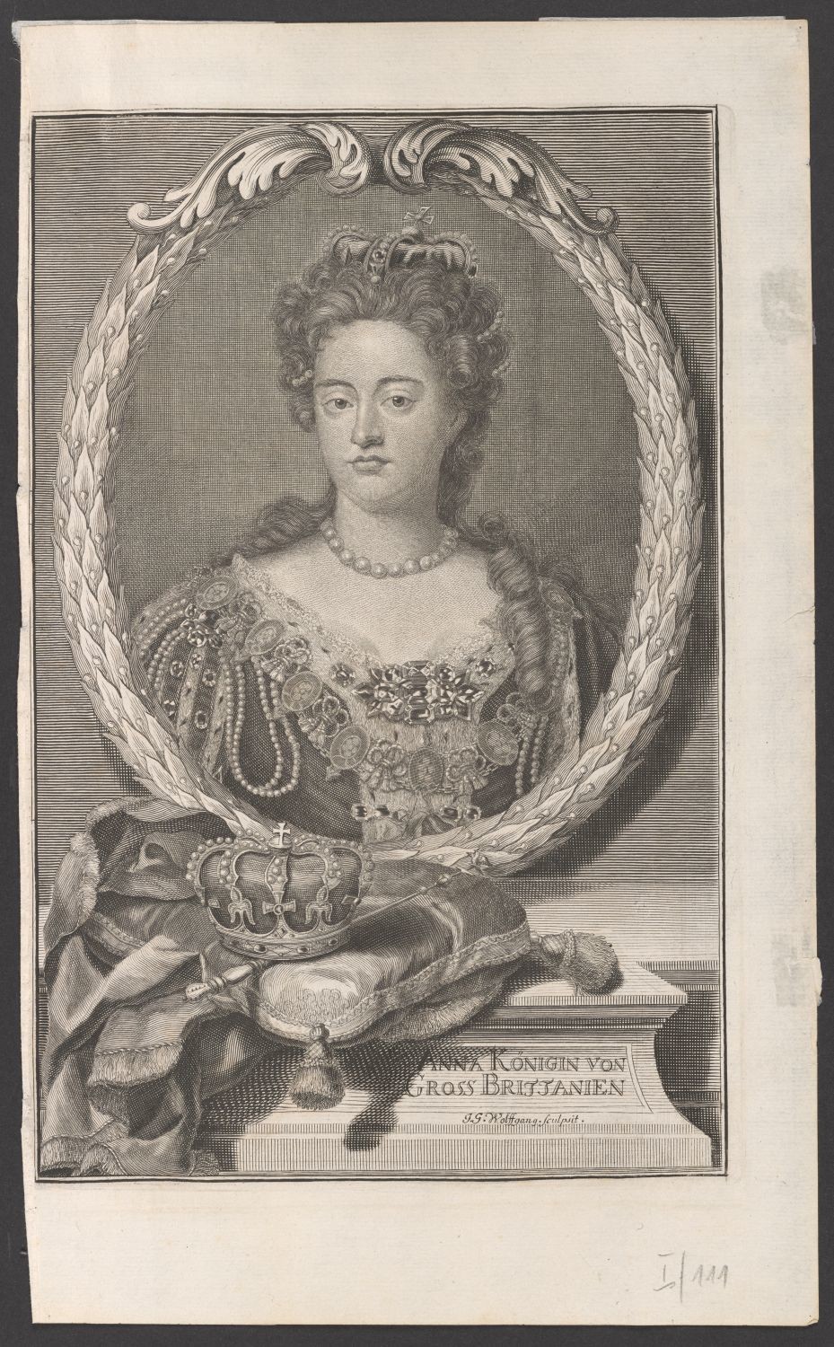 Porträt Anne Stuart, Königin von England (1664-1714) (Stiftung Händelhaus, Halle CC BY-NC-SA)